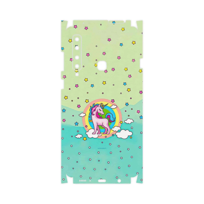برچسب پوششی ماهوت مدل Rainbow unicorn adventure-FullSkin مناسب برای گوشی موبایل سامسونگ Galaxy A9 2018