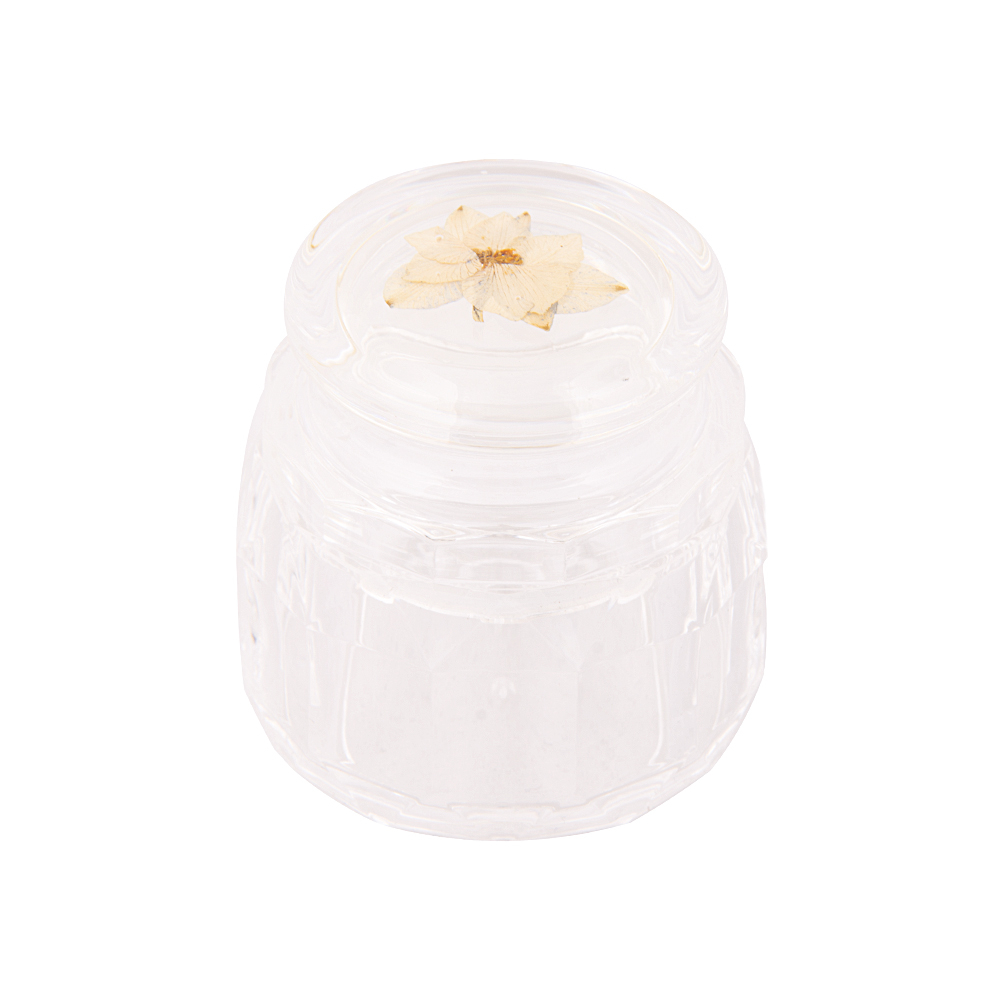ظرف زعفران طرح گل کد D240-03