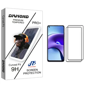 JF Diamond glass Screen Protector For Xiaomi Redmi Note 9T Pack Of 2