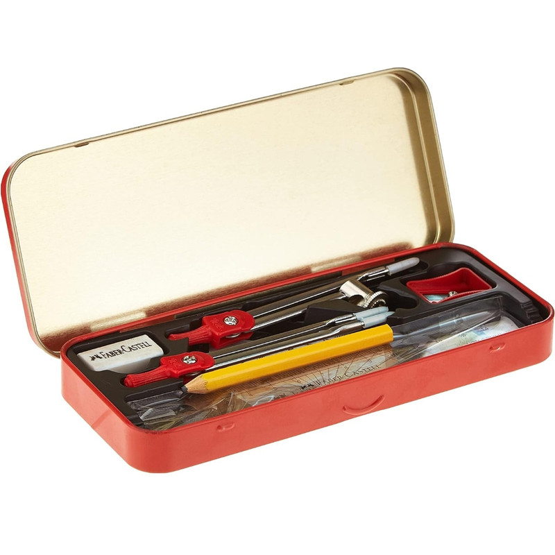 ست پرگار فابر کاستل مدل Torus مجموعه 9 عددی ست پرگار فابر کاستل مدل Torus مجموعه 9 عددی