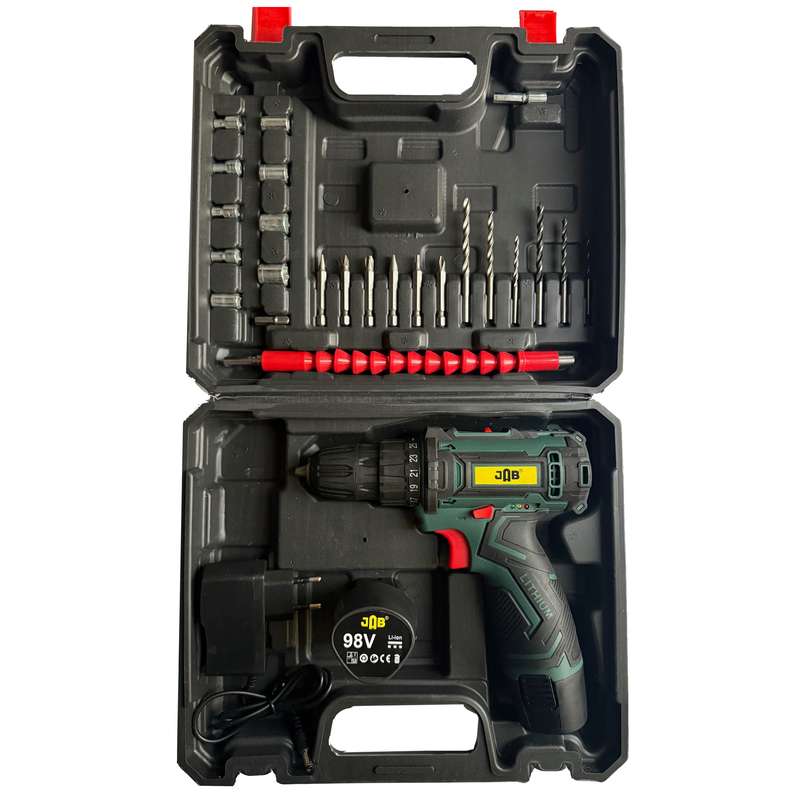 مجموعه 40 عددی پیچ گوشتی شارژی 98 ولت جاب مدل JB-98 MAX EDITION مجموعه 40 عددی پیچ گوشتی شارژی 98 ولت جاب مدل JB-98 MAX EDITION