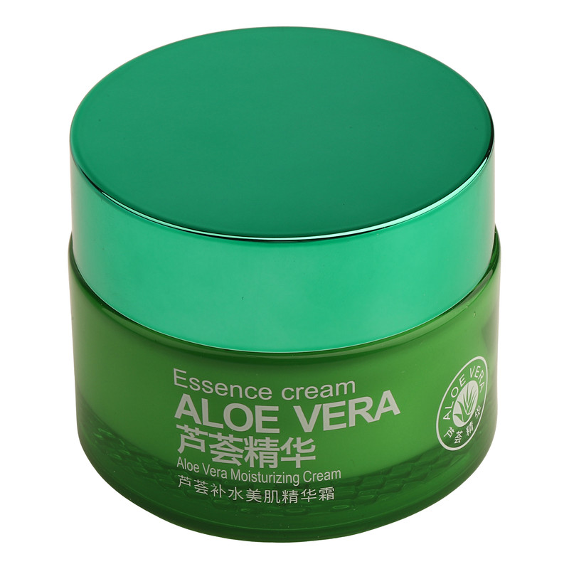 کرم مرطوب کننده صورت بی آکوا مدل Aloe Vera مناسب برای انواع پوست وزن 50 گرم