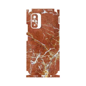 MAHOOT Red Marble-FullSkin Cover Sticker for Xiaomi Redmi Note 10s