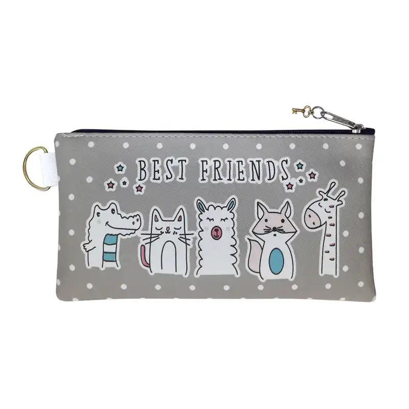 کیف لوازم آرایش زنانه طرح حیوانات مدل flat-09