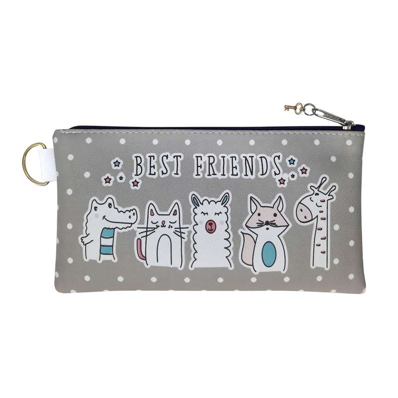 کیف لوازم آرایش زنانه طرح حیوانات مدل flat-10