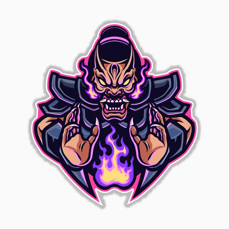 استیکر لپ تاپ و موبایل بووم طرح جادوگر بزرگ کد MR05