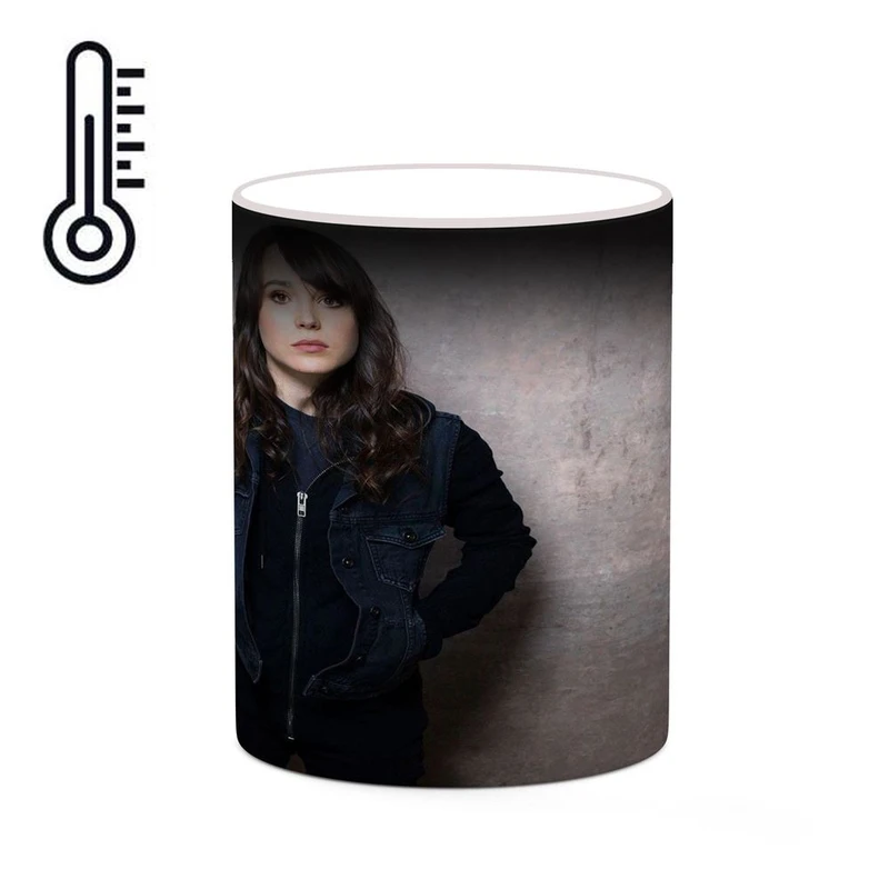 ماگ حرارتی کاکتی طرح Ellen Page مدل mgh25890