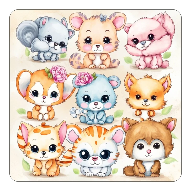 مگنت کاکتی طرح حیوانات کارتونی مدل mp28551