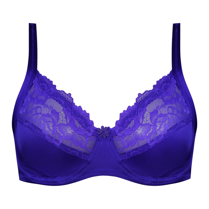 سوتین زنانه پانیذ مدل فنردار گیپور گلدار کد 66308