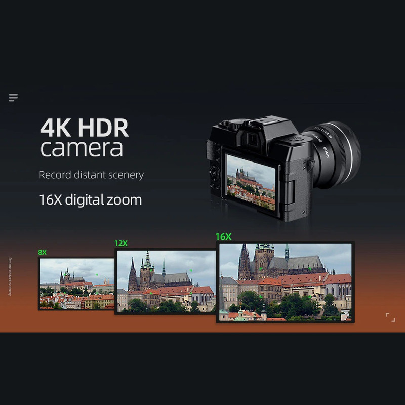 دوربین دیجیتال مدل 4K 48MP Camcorder