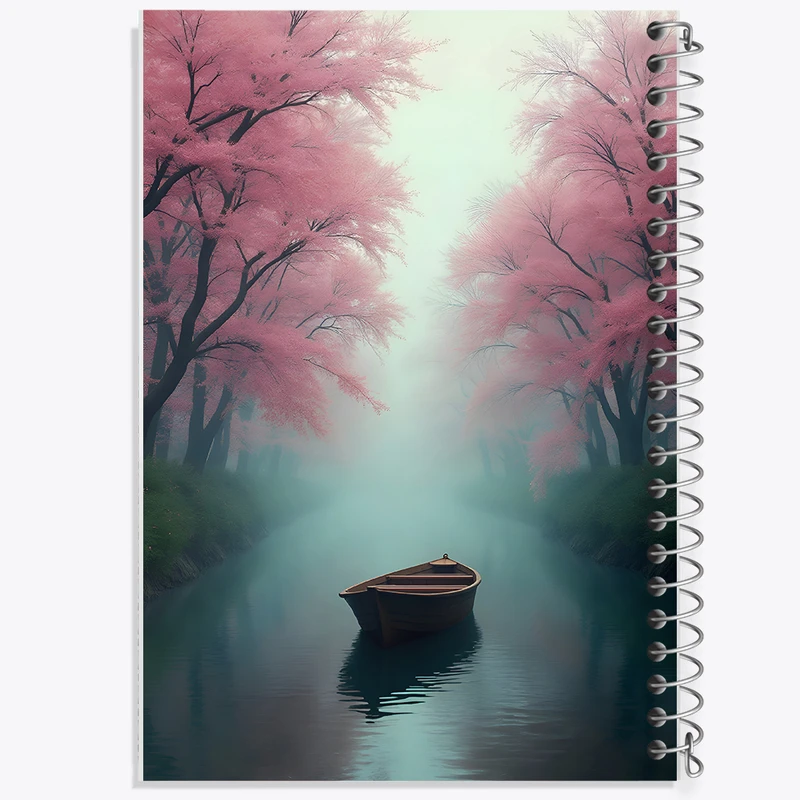 دفتر شطرنجی 50 برگ خندالو طرح قایق کد N3886