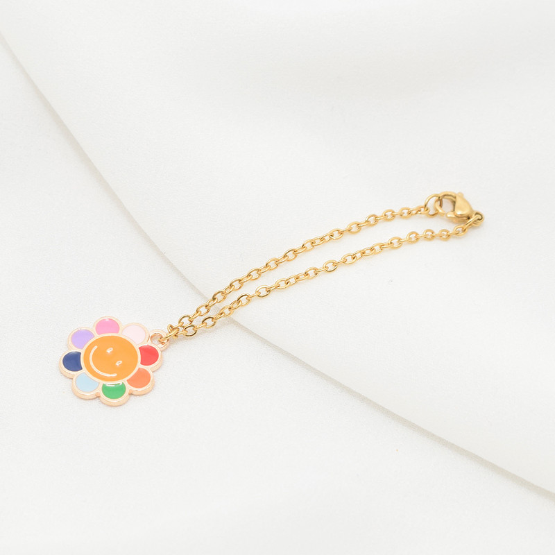 آویز ساعت زنانه دلنار گالری مدل گل خندان