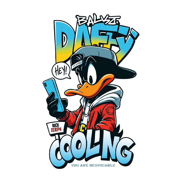 استیکر پارچه و لباس پاد آفرین مدل کارتونی کیوت فانتزی بامزه کد S3630