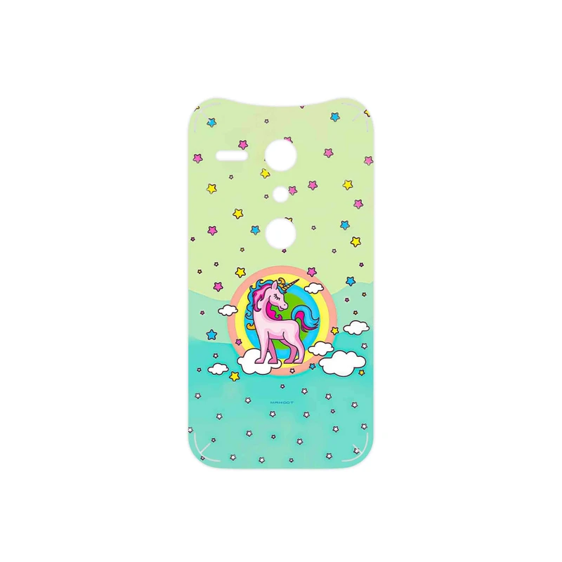 برچسب پوششی ماهوت مدل Rainbow unicorn adventure مناسب برای گوشی موبایل موتورولا Moto G