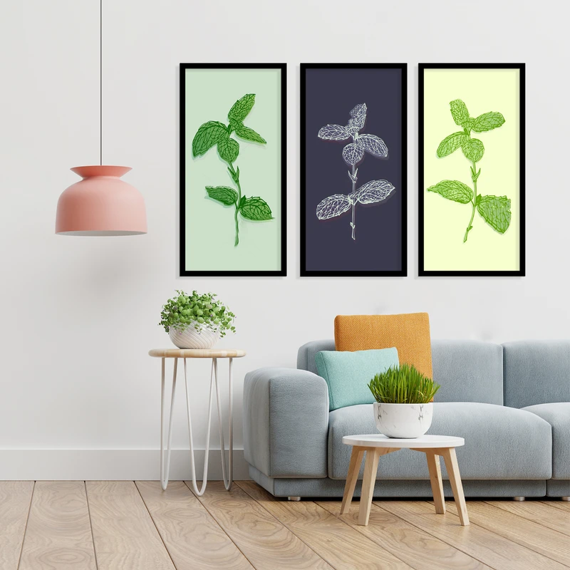 تابلو دکوراتیو مدل NK312 مجموعه 3 عددی