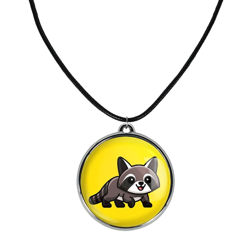 گردنبند خندالو مدل حیوانات بامزه راکون کد 2820028201