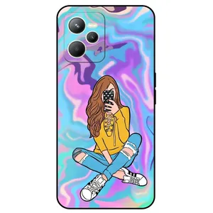 Megafone Girly 7592 Cover For Realme C35