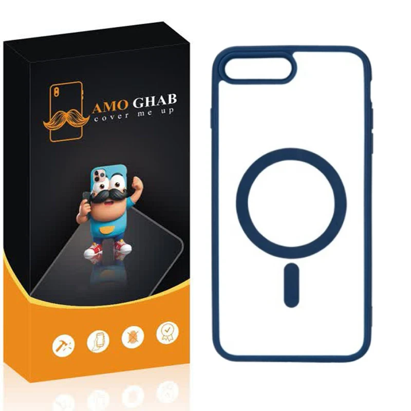 کاور عمو قاب مدل مگ سیف طرح کالرفول مناسب برای گوشی موبایل اپل  iPhone 7 Plus / 8 Plus