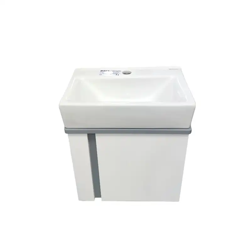 ست کابینت و روشویی پارس سرام مدل تونی دیواری