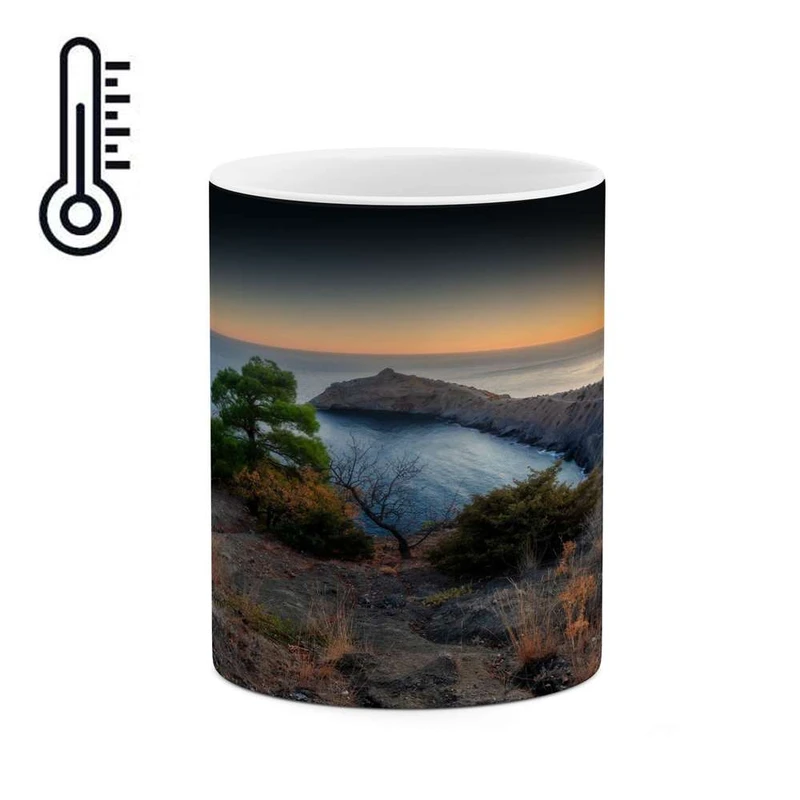 ماگ حرارتی کاکتی مدل منظره کد mgh17399