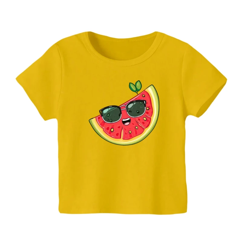 تی شرت آستین کوتاه بچگانه مدل هندوانه یلدایی کد 42