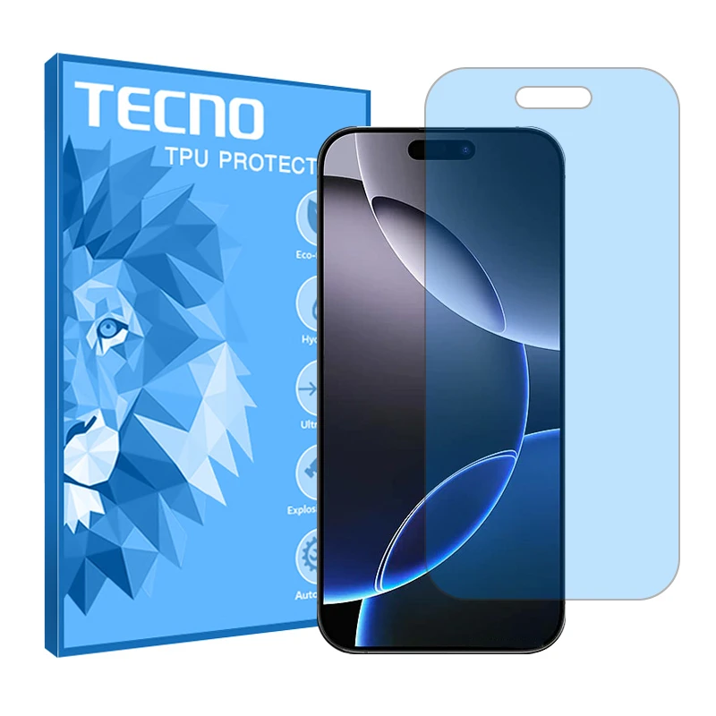 محافظ صفحه نمایش ضد اشعه آبی تکنو مدل Resistant مناسب برای گوشی موبایل اپل iPhone 16 Pro Max