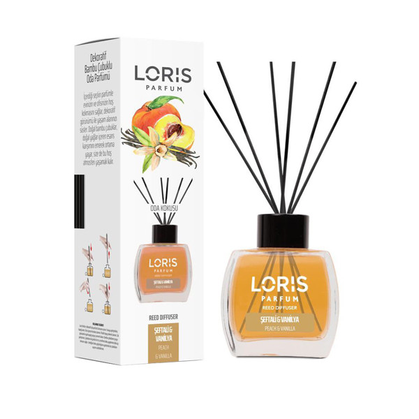 اسانس خوشبوکننده هوا لوریس  مدل  هلو وانیل حجم 120میلی لیتر