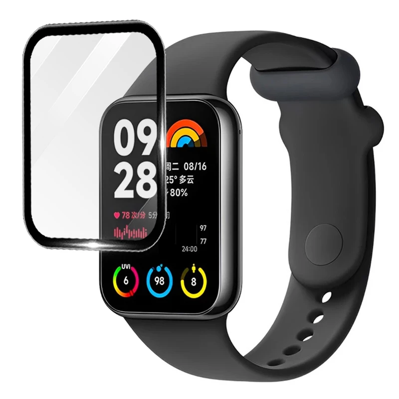 محافظ صفحه نمایش شهر گلس مدل PMBI مناسب برای ساعت هوشمند شیائومی Mi band 8 Pro