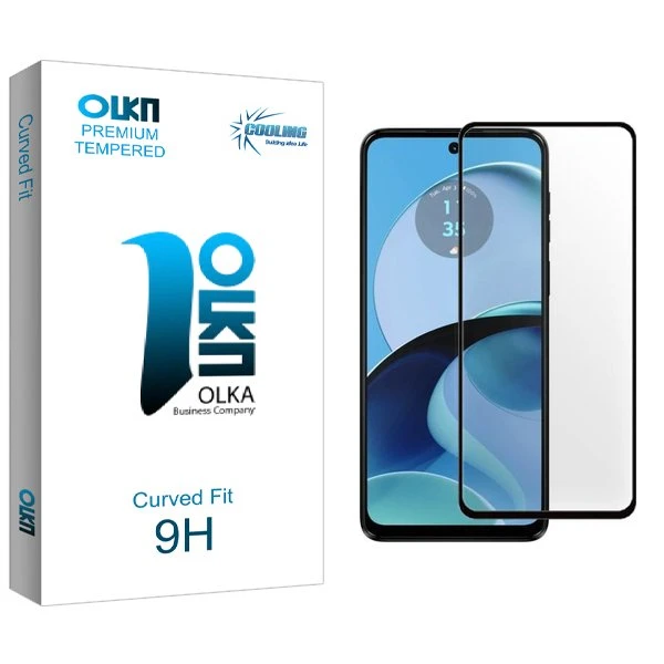 محافظ صفحه نمایش شیشه ای کولینگ مدل Olka مناسب برای گوشی موبایل موتورولا Moto G14