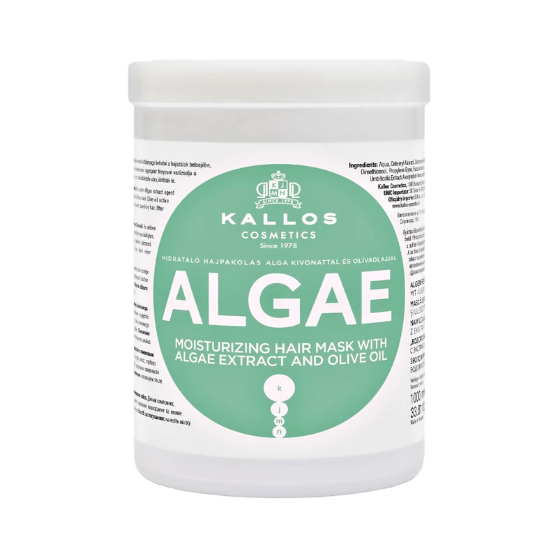 ماسک مو مرطوب کننده کالوس مدل ALGAE مناسب برای انواع مو حجم 1000 میلی لیتر