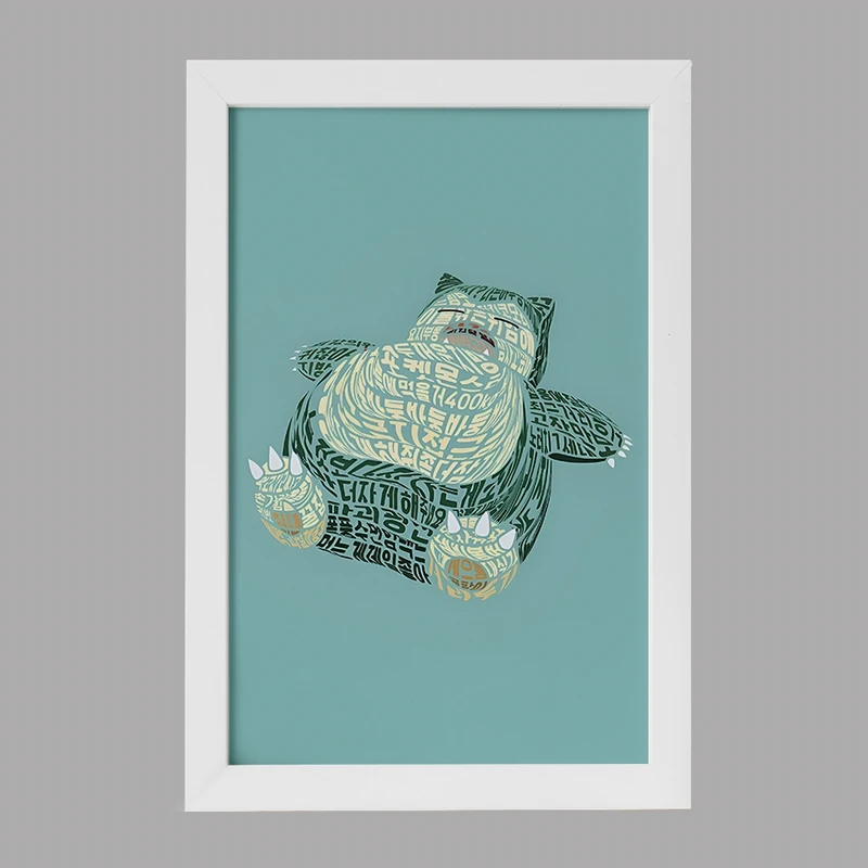 تابلو خندالو مدل رافلت پوکمون کد F4281