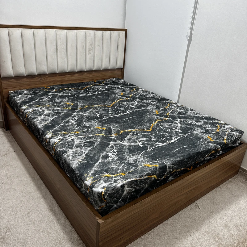 ملحفه میکرو ناتوسا مدل لوتوس  دو نفره سایز 200x180 سانتی‌متر