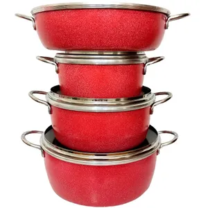 سرویس پخت و پز 7 پارچه طرح گرانیتی مدل AM-3335