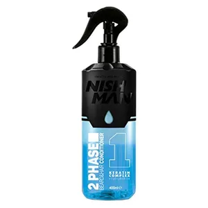 اسپری دو فاز مو نیش من مدل Keratin حجم 400 میلی لیتر