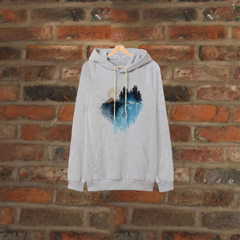 هودی زنانه مدل طبیعت کد AA56