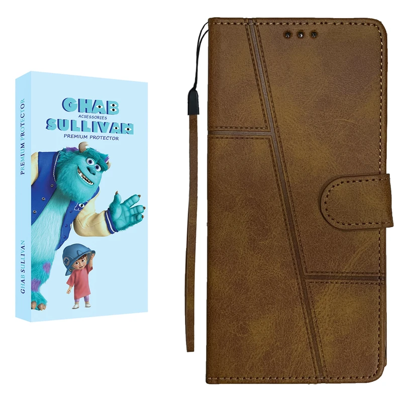 کیف کلاسوری قاب سالیوان مدل WALLETBAG مناسب برای گوشی موبایل آنر X9C به همراه  بند آویز 