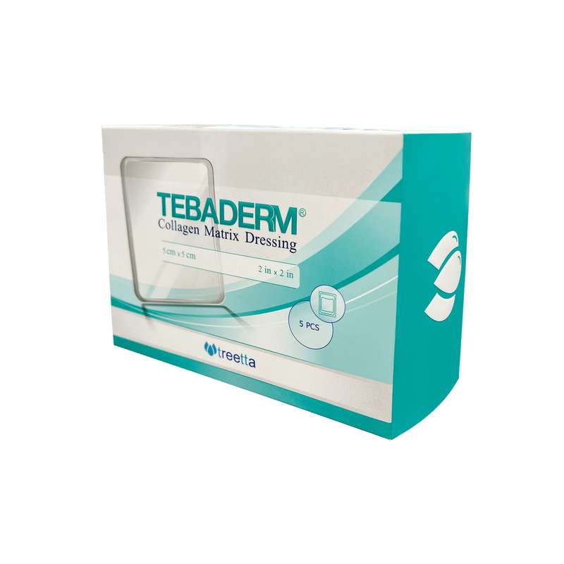 پانسمان تریتا سری طبادرم مدل Collagen Matrix Dressing بسته 5 عددی