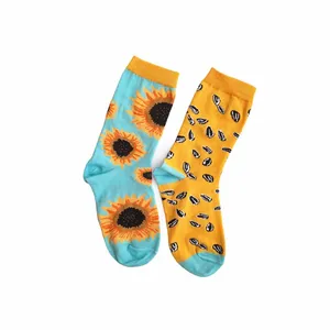 جوراب بچگانه مدل گل آفتابگردان