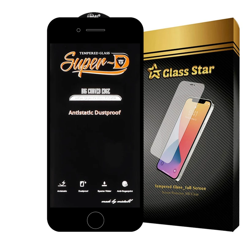 محافظ صفحه نمایش آنتی استاتیک گلس استار مدل SHINGENG مناسب برای گوشی موبایل اپل iPhone SE 2020 / iPhone SE 2022