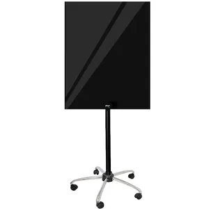 تخته وایت‌ برد شیشه‌ ای عکسنگ مدل P1070 سایز 100x70 سانتی متر به همراه پایه نگهدارنده 