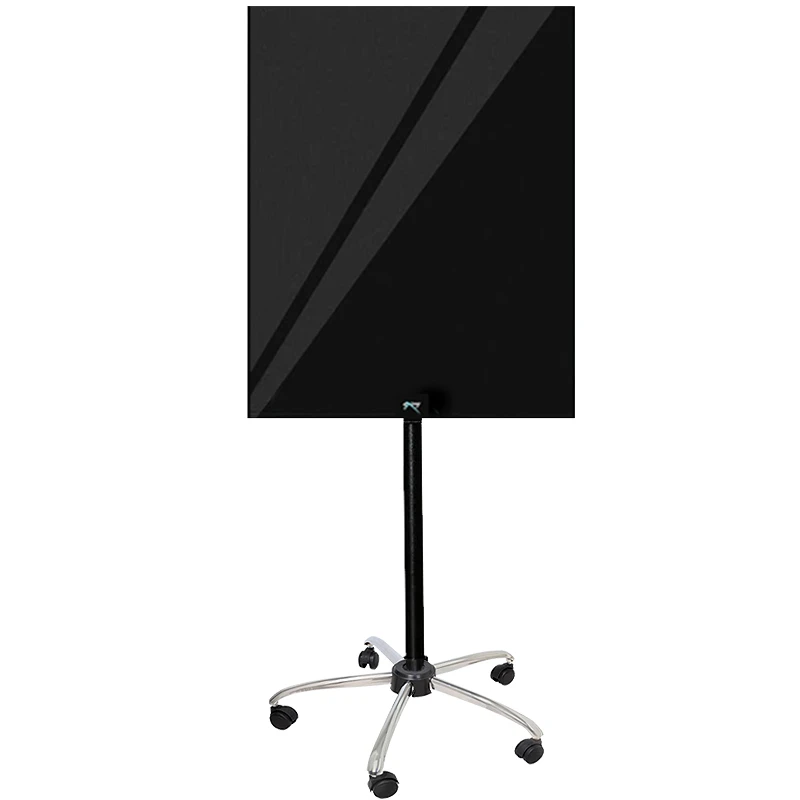 تخته وایت‌ برد شیشه‌ ای عکسنگ مدل P1070 سایز 100x70 سانتی متر به همراه پایه نگهدارنده 