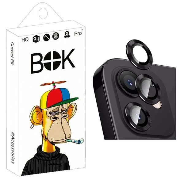 محافظ لنز دوربین رینگی بوک مدل Transparent Ring مناسب برای گوشی موبایل اپل iPhone 11