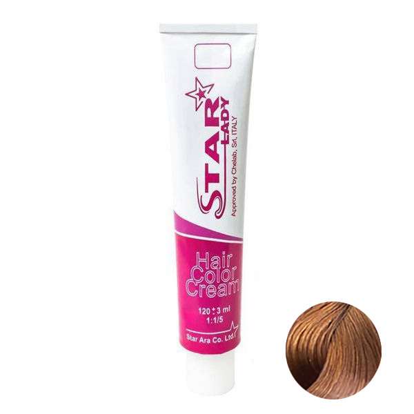 رنگ مو استارلیدی شماره6.5 حجم 120 میلی لیتر رنگ بلوند طلایی تیره