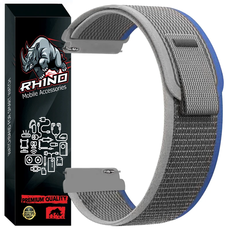 بند راینو مدل Trail Loop مناسب برای ساعت هوشمند امیزفیت GTS / GTS 2 / GTS 2e / GTS 3 / GTS 4 / GTS 2 Mini / GTS 4 Mini / GTR Mini / GTR 42mm