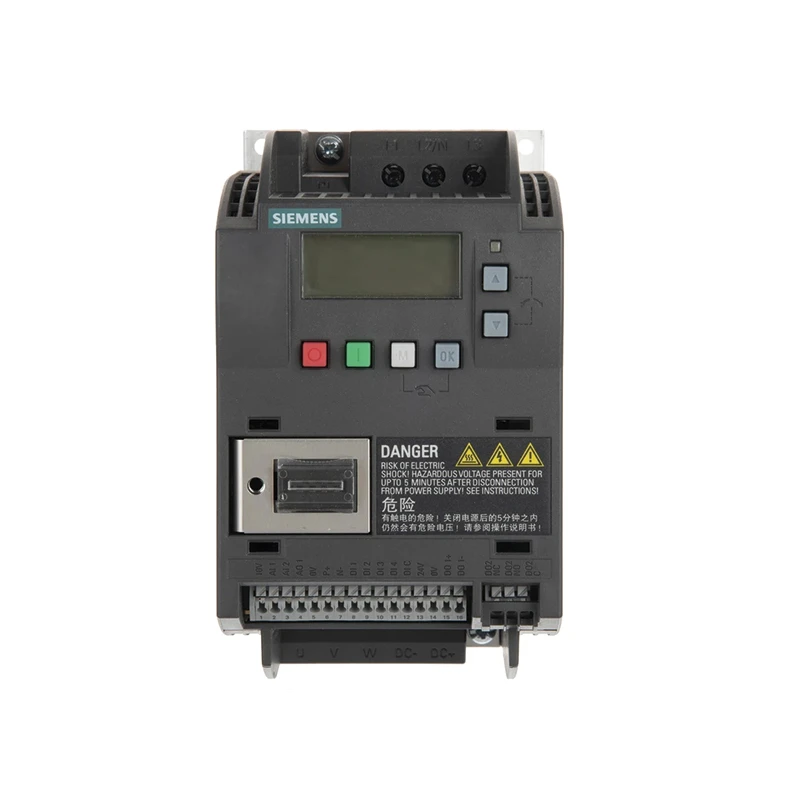 کنترل دور موتور سه فاز زیمنس مدل 6SL3210-5BE21-5UV1