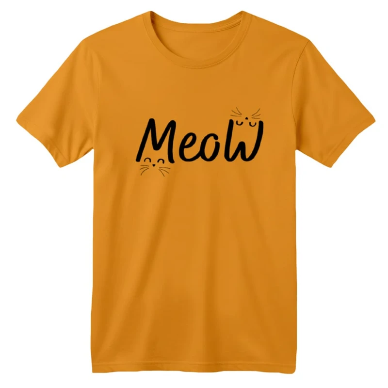 تی شرت آستین کوتاه بچگانه مدل گربه کد ۱۲