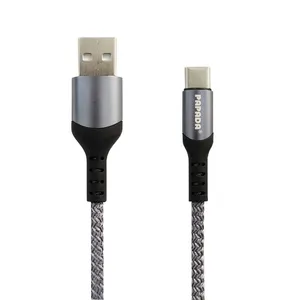 کابل تبدیل usb به usb-c پاپادا مدل F-11 طول 1 متر