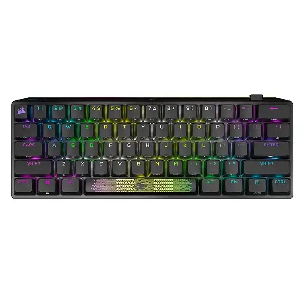 کیبورد بی سیم مخصوص بازی کورسیر مدل K70 PRO MINI RGB WIRELESS