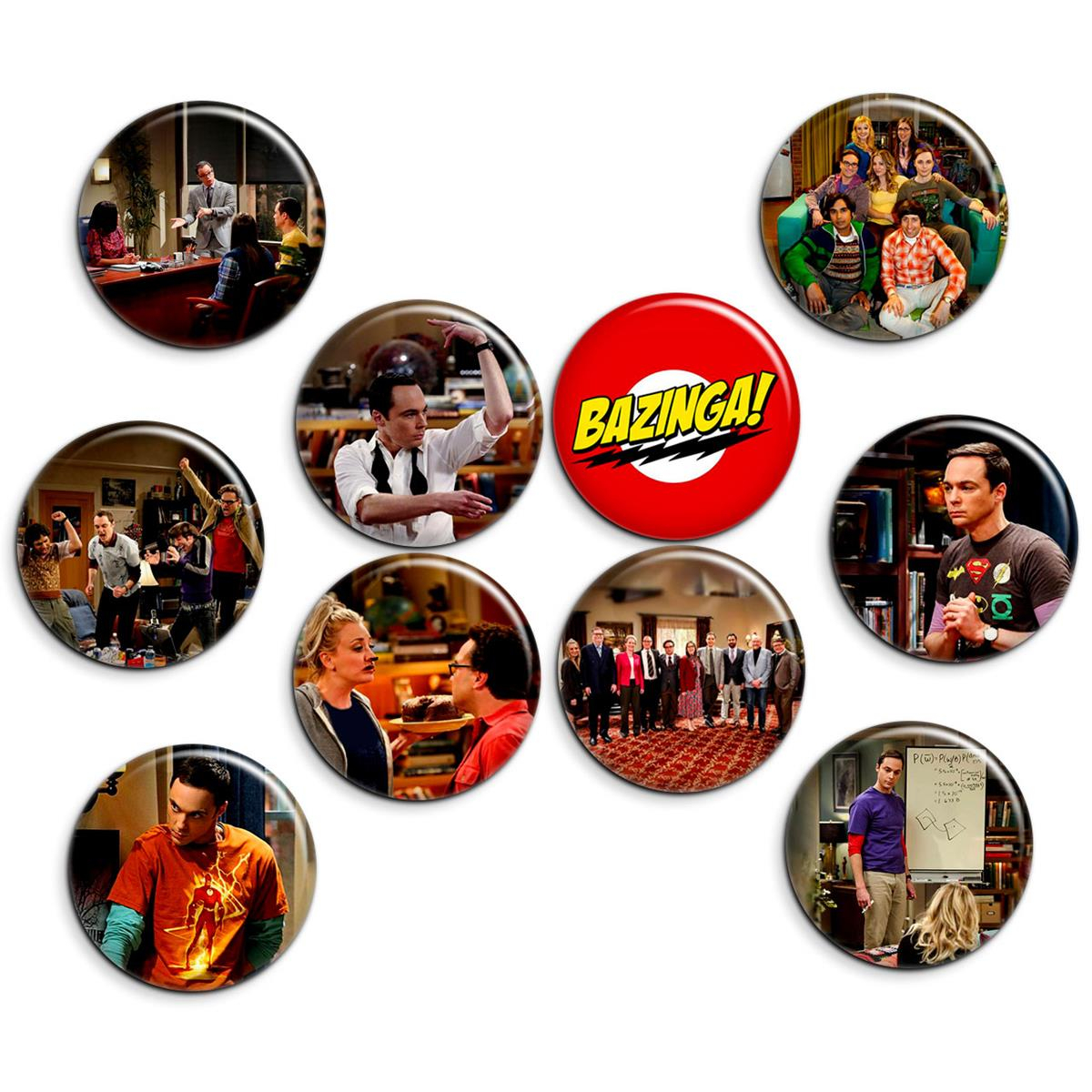 پیکسل پرمانه طرح big bang theory کد pmg.5303 مجموعه 10 عددی