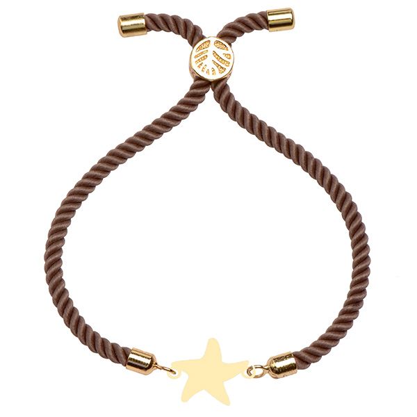 دستبند طلا 18 عیار دخترانه کرابو طرح ستاره مدل Krd1632
